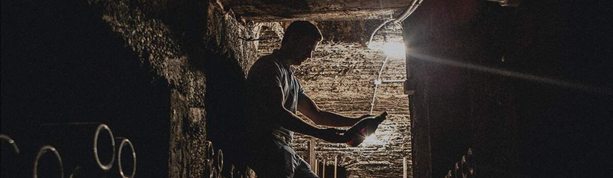 Une bouteille sélectionnée en cave